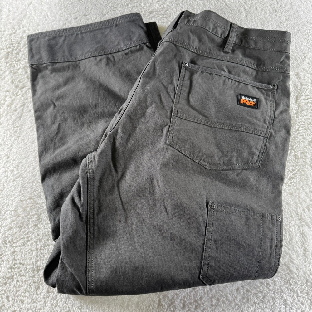 Timberland Pro Men's Double Knee Carpenter Pants Original Fit‎ Size 42x30 Gray